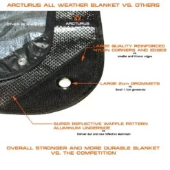 Arcturus Outdoor Survival Blanket -Camping En Plein Air arcturus outdoor heavy duty survival blanket 09