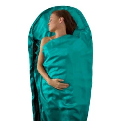 Sea To Summit Travel Liner Soie -Camping En Plein Air drap de sac en soie sea to summit travel liner silk 07 1