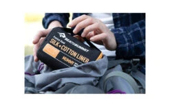 Sea To Summit Travel Liner Soie + Coton -Camping En Plein Air drap de sac sea to summit silk cotton liner