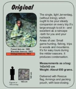 Jerven Fjellduken Original 10 Jerven Fjellduken Original -Camping En Plein Air jervenbag original