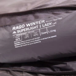 Helsport Rago Superlight Winter Lady -Camping En Plein Air sac de couchage helsport rago superlight winter lady 12