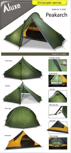 Luxe Outdoor Peakarch -Camping En Plein Air tente peaharch luxe outdoor
