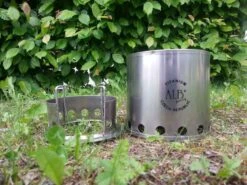 Titanium Wood Stove -Camping En Plein Air titanium wood stove 02