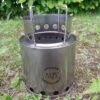 Titanium Wood Stove -Camping En Plein Air titanium wood stove 07