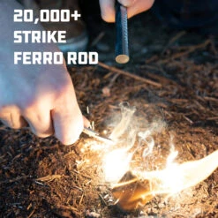 UCO Titan Fire Striker Ferro Rod -Camping En Plein Air uco firestartingtorchestitan fire striker ferro rod 04