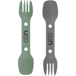 Pack 2 Couverts UCO Utility Spork -Camping En Plein Air uco utility spork noir kaki