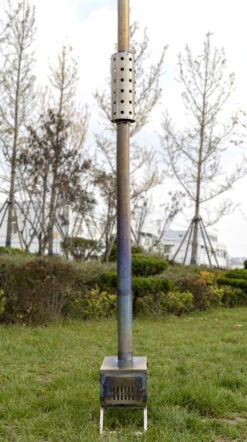 Winnerwell Titanium Heat Protector Nested Pipe -Camping En Plein Air winnerwell titanium heat protector 04